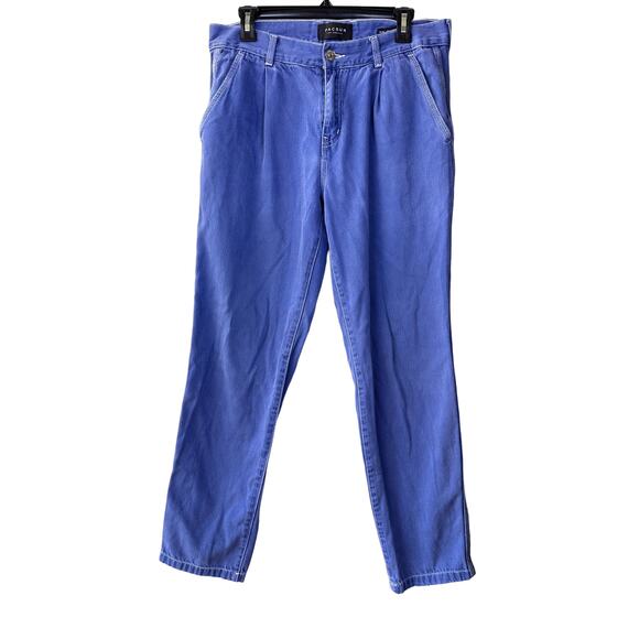 PACSUN Men's Sz: 31x32 Blue Slim Pleated Blue Comfort Stretch Jean Pants - Picture 1 of 14